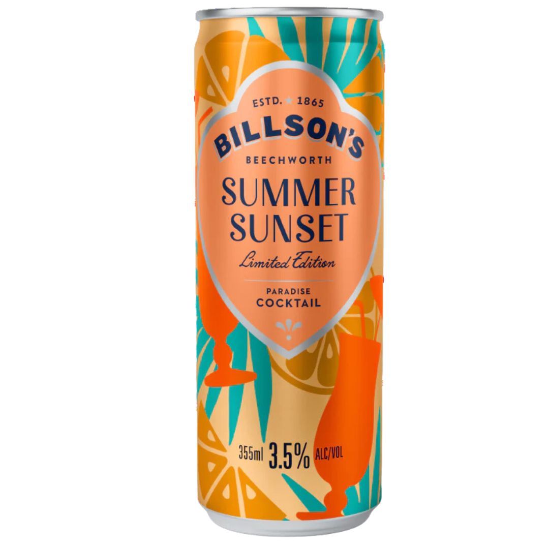 Billsons Vodka & Summer Sunset 355ml