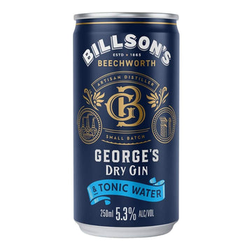 Billsons George Dry Gin & Tonic 250ml