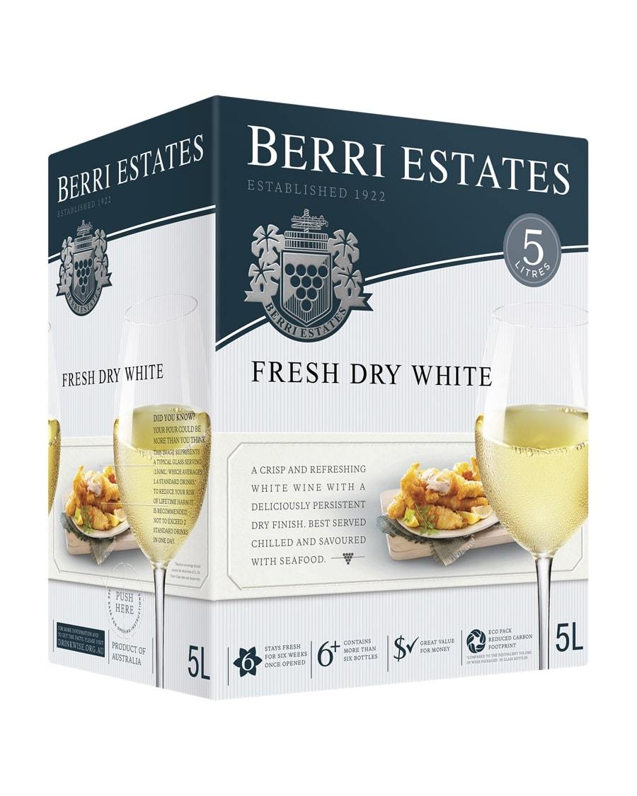 Berri Fresh Dry White Cask 5L