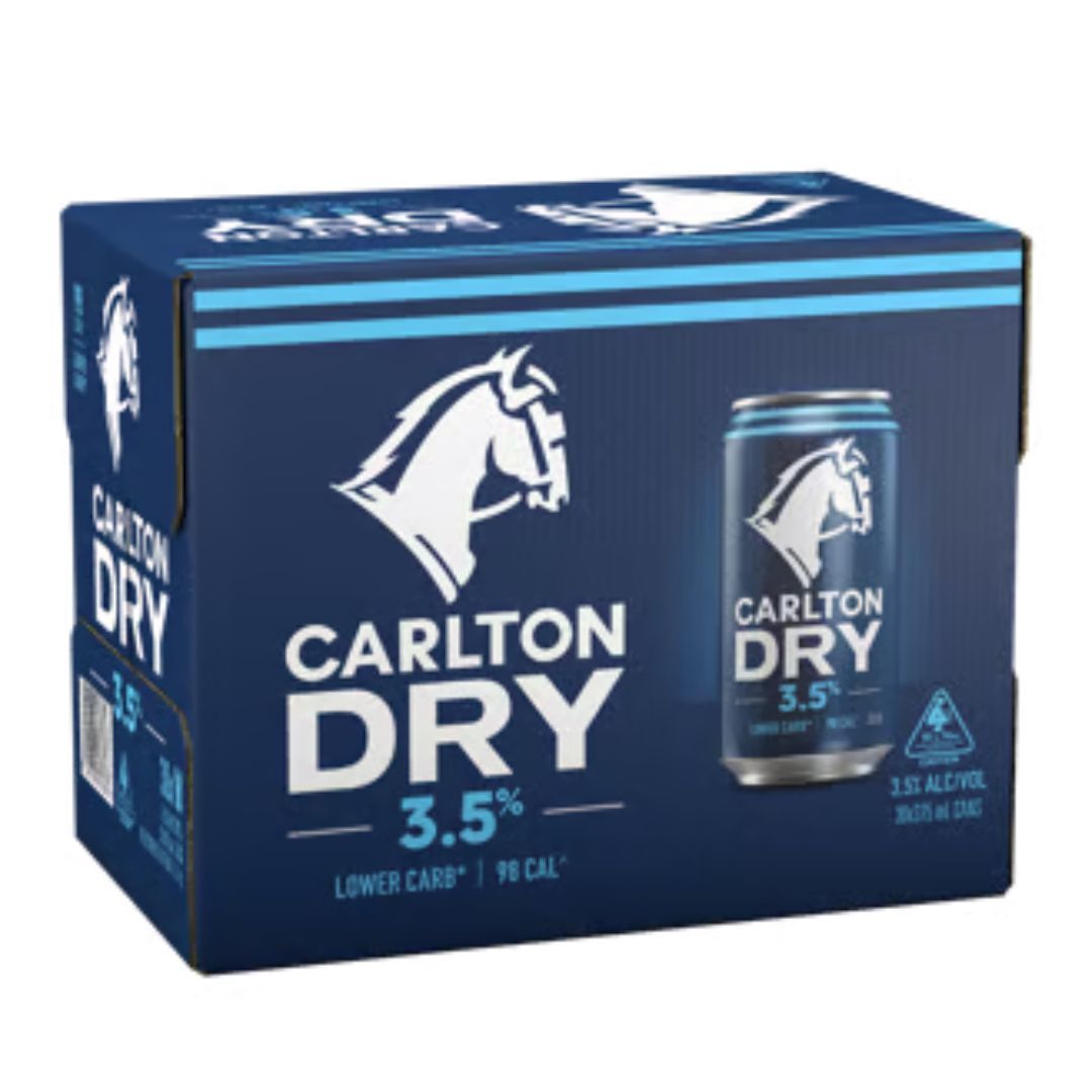 Carlton Dry Mid 3.5% Can 375ml