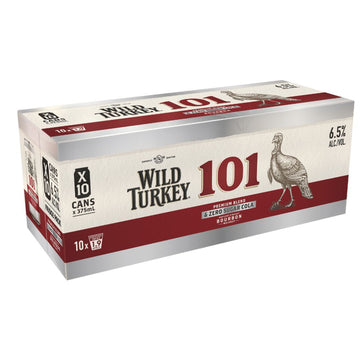 Wild Turkey 101 B&C Zero Can 375ml 10pk