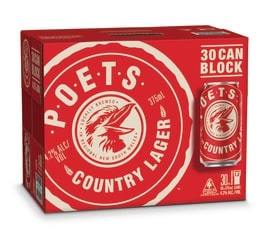 Poets Country Lager 375ml
