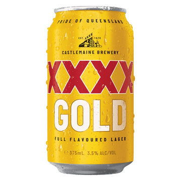 XXXX Gold Can 375ml 30 Block