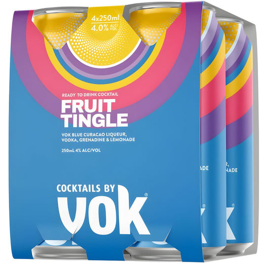 VOK Cocktail Fruit Tingle Can 250ml