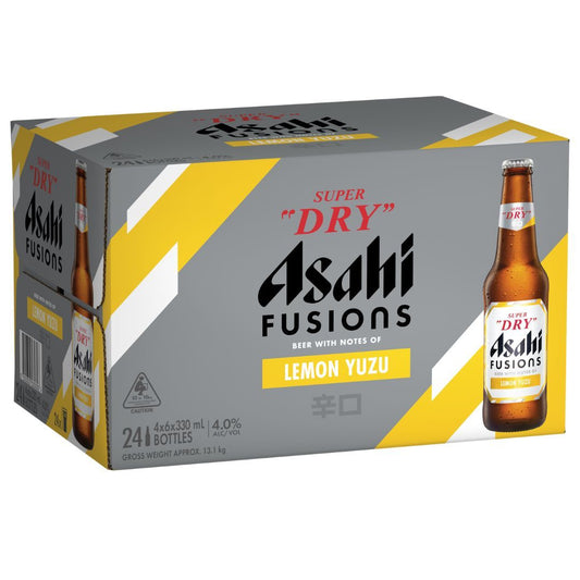 Asahi Fusions Lemon Yuzu 330ml