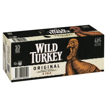 Wild Turkey & Cola 10 Pack