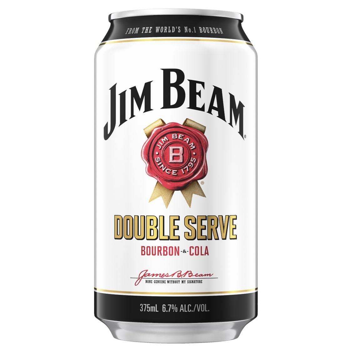 Jim Beam White Double Cola 375ml