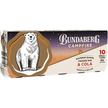 Bundaberg Campfire Rum 6% 375ml 10PK