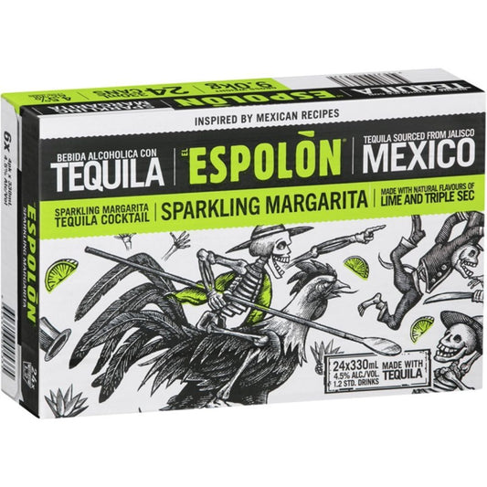 Espolon Tequila Sparkling Marg 330ml