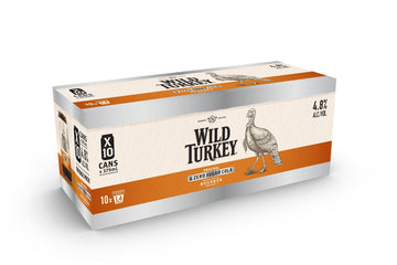 Wild Turkey Zero 4.8% Can 375ml 10PK