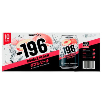 Suntory 196 Double Peach 6% 330ml 10pk
