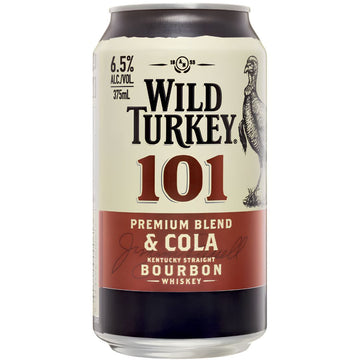 Wild Turkey 101 & Cola Can 12pk
