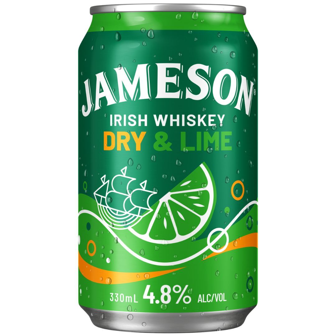Jameson & Dry Lime 4.8% Can 330ml