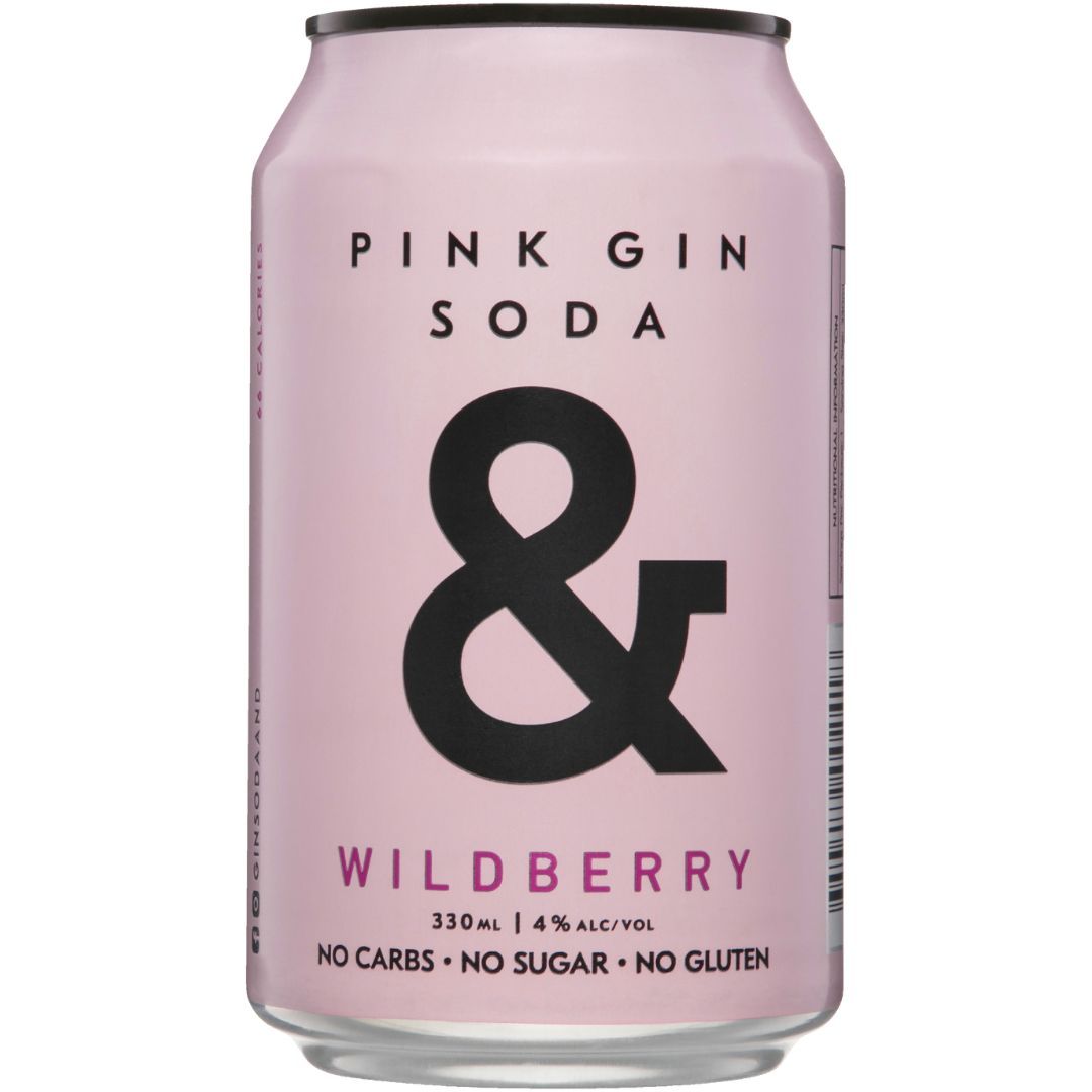 Ampersand Pink Gin & Wildberry Soda 330m