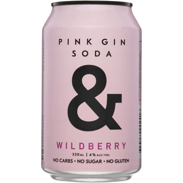 Ampersand Pink Gin & Wildberry Soda 330m