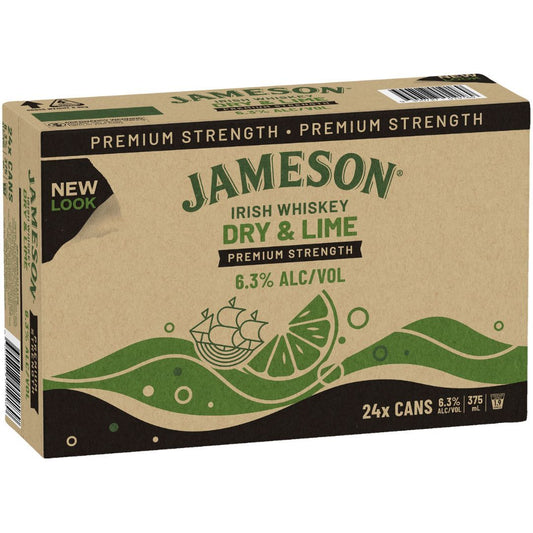 Jameson & Dry Lime 6.3% 375ml CAN