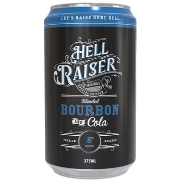 Hell Raiser Bourbon & Cola 8% 375ml