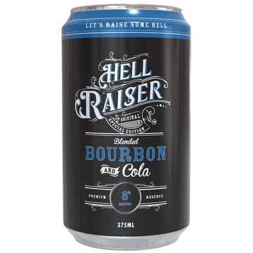 Hell Raiser Bourbon & Cola 8% 375ml