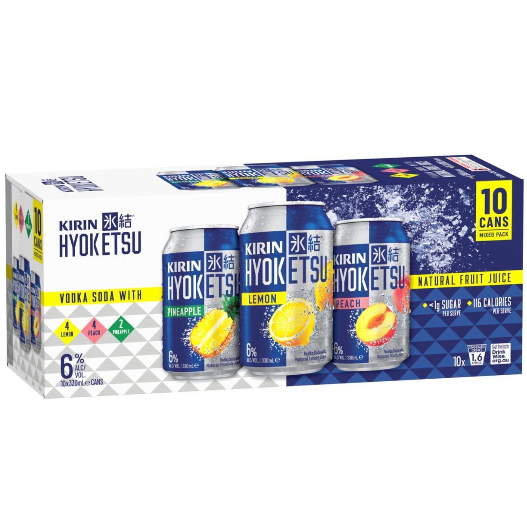 Kirin Hyoketsu Variety 6% Can 330ml 10PK