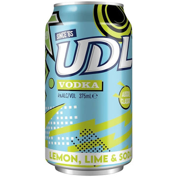 UDL Vodka & Lemon Lime Soda 375ml
