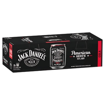 Jack Daniel American & Cola 250ml 10pk