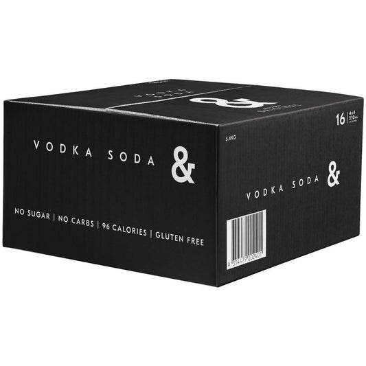 Ampersand Vodka Soda Black 6.2% 330ml