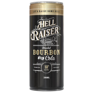 Hell Raiser Bourbon & Cola 12% 200ml