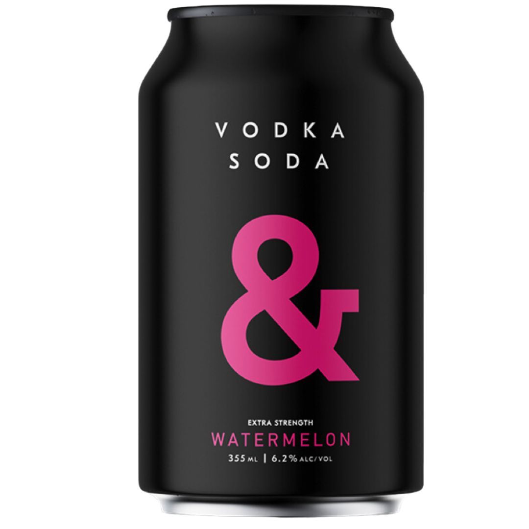 Ampersand Vodka Soda Black Watermelon 33