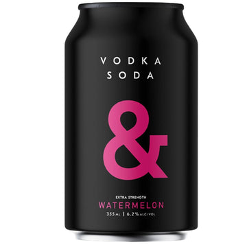 Ampersand Vodka Soda Black Watermelon 33