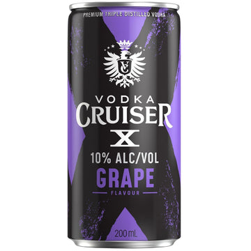 Cruiser X Grape 10% Can 200ml