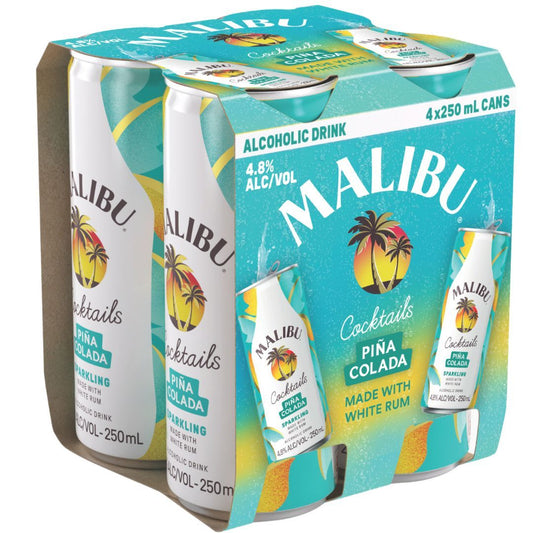 Malibu Pina Colada C/Tail 250ml