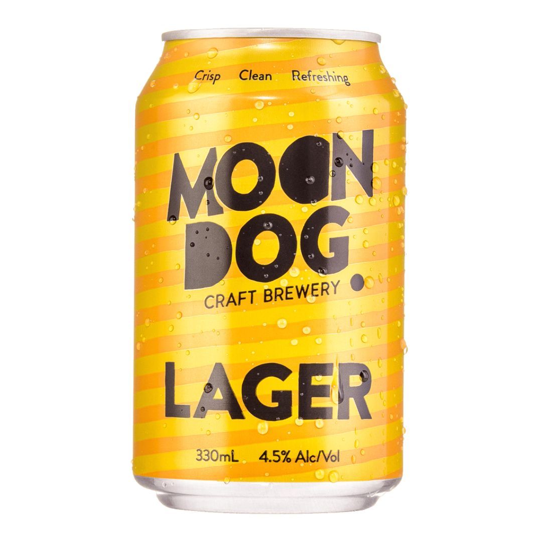 Moon Dog Lager Can 330ml