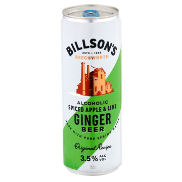 Billsons Ginger Beer Spiced Apple 355