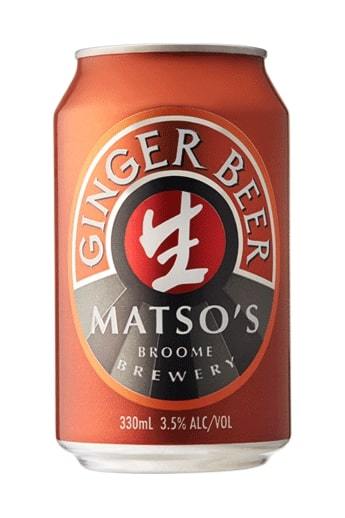 Matso Ginger Beer Cans