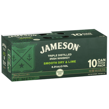 Jameson & Dry Lime 6.3% 375ml Can 10PK