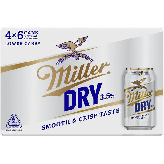 Miller Dry 3.5% Can 355ml