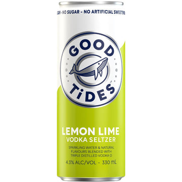 Good Tides Lemon Lime Seltzer 330ml