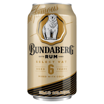 Bundaberg Vat & Cola 6% Can 375ml