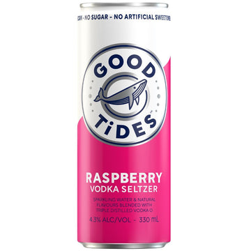 Good Tides Raspberry Seltzer 330ml