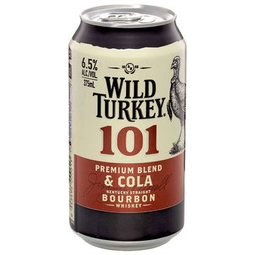 Wild Turkey 101 & Cola Can 12pk