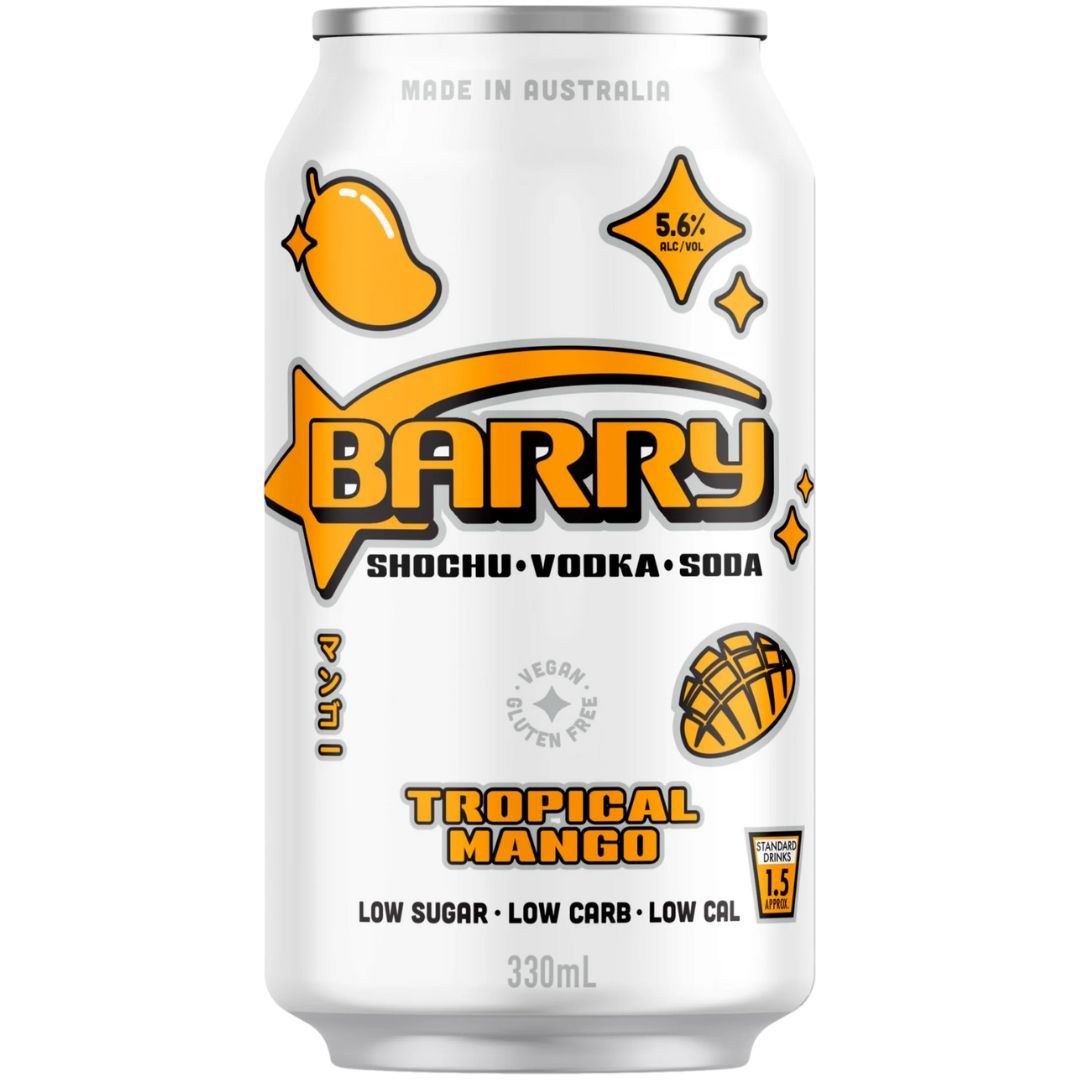 Barry Tropical Mango 330ml