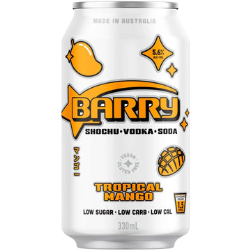 Barry Tropical Mango 330ml