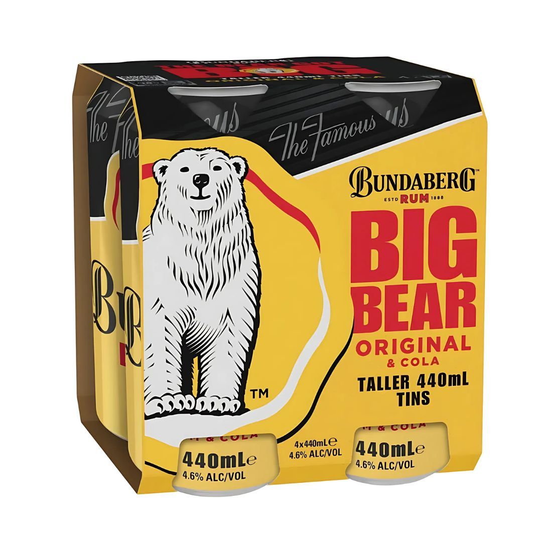 Bundaberg Yellow & Cola Can 440ml