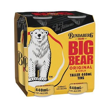 Bundaberg Yellow & Cola Can 440ml