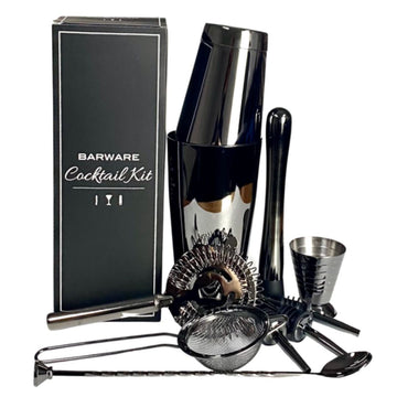 Complete At Home Bar Kit Black Chrome