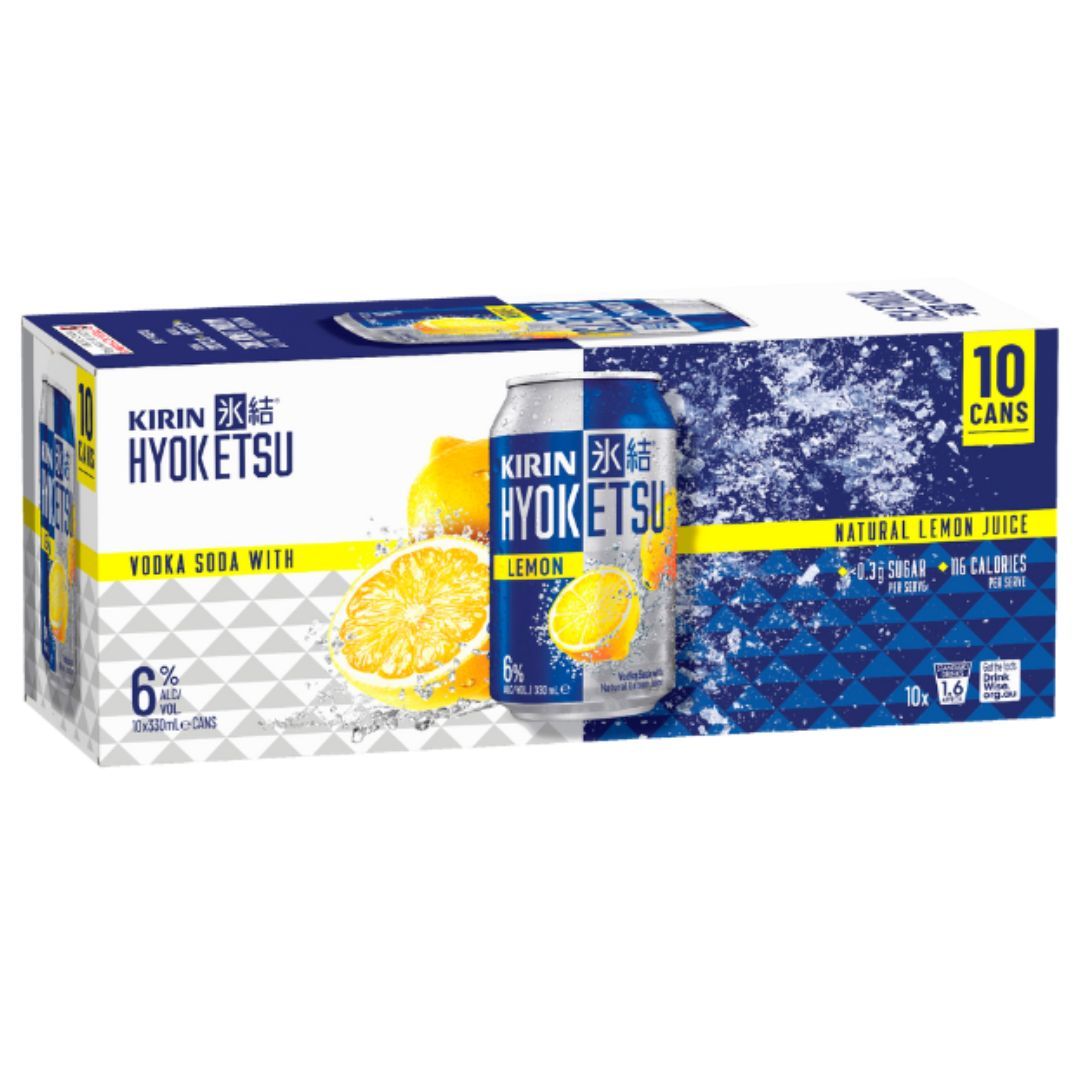 Kirin Hyoketsu Lemon 6% Can 330ml 10PK