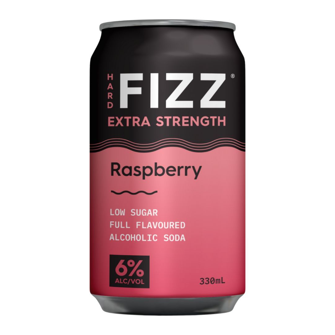 Hard Fizz Raspberry Seltzer 330ml