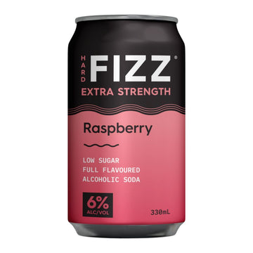 Hard Fizz Raspberry Seltzer 330ml