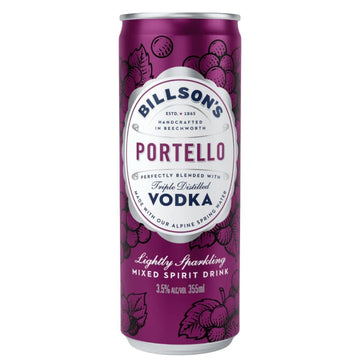 Billsons Vodka & Portello Can 355ml