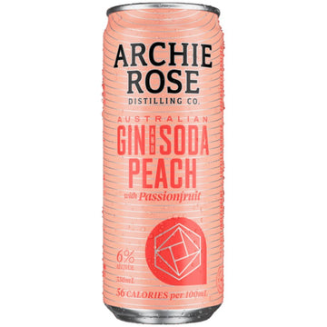 Archie Rose Gin & Peach Soda 330ml